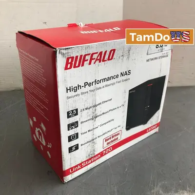 Buffalo LinkStation 720 8TB 2 Bay NAS Private Cloud Network Storage LS720D0802 - New Open Box - Real photo at TamDo.us