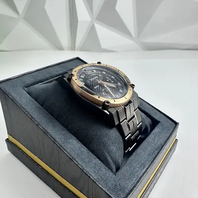 Bulova $1025 Icon Precisionist 11 Diamond Black Dial Men's Watch 46.5mm 98D149 - Thumbnail 3