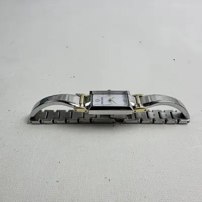 Bulova Women's Watch Silver & Gold Tone Diamond Accent MOP Dial 30M 98P188 - Thumbnail 6