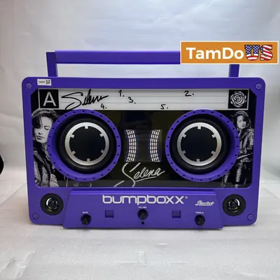 Bumpboxx Remixx Bluetooth Speaker with The Looks of a Cassette - Excellent - Real photo at TamDo.us