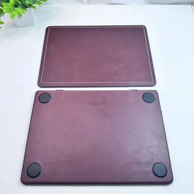Burton Goods Luxury Leather Slim Case for MacBook Air 13" - Thumbnail 5