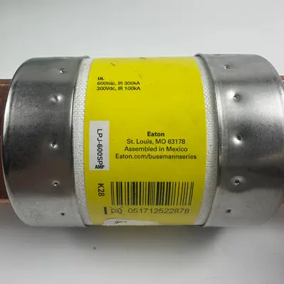 Bussmann LPJ-600SP Low-Peak Class J Fuse 600 Amp 600Vac 300Vdc Dual-Element - Thumbnail 5