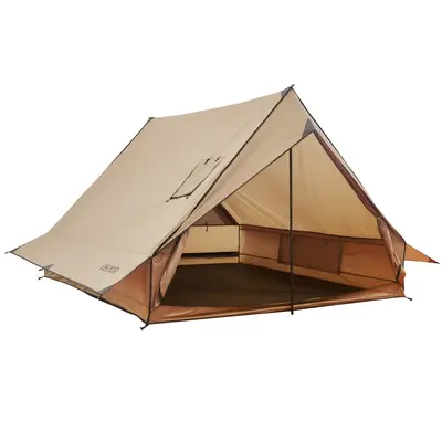 Camping Hot Tent 2 Person 4 Season Waterproof Winter Cabin Tent with Stove Jack - Excellent - Real photo at TamDo.us