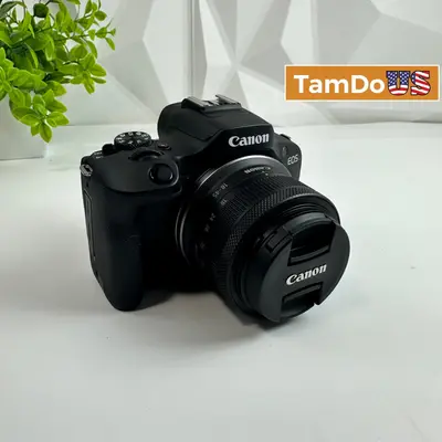 Canon EOS R100 Mirrorless Camera Kit with RF-S 18-45mm F4.5-6.3 IS STM Lens - Excellent - Real photo at TamDo.us