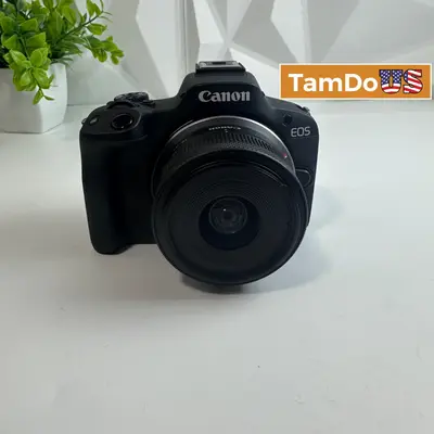 Canon EOS R50 Mirrorless Digital Camera with RF-S 18-45mm F4.5-6.3 IS STM Kit - Good - Real photo at TamDo.us