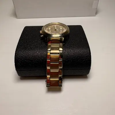 Caravelle By Bulova 44L238 Women's Watch Quartz Chronograph Gold Steel 36mm - Thumbnail 4