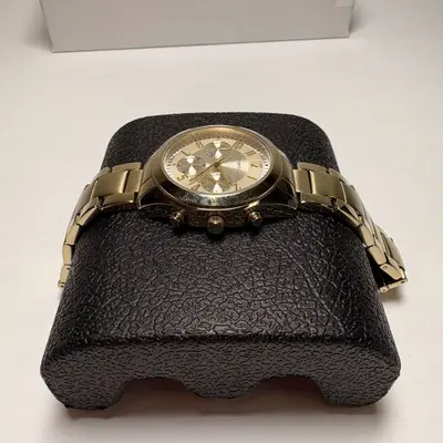 Caravelle By Bulova 44L238 Women's Watch Quartz Chronograph Gold Steel 36mm - Thumbnail 3