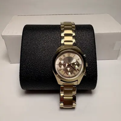 Caravelle By Bulova 44L238 Women's Watch Quartz Chronograph Gold Steel 36mm - Thumbnail 2