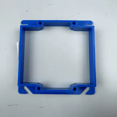 Carlon A420RR 1/2" 2-Gang Mud Ring for Two Devices (Box of 6) - Thumbnail 1