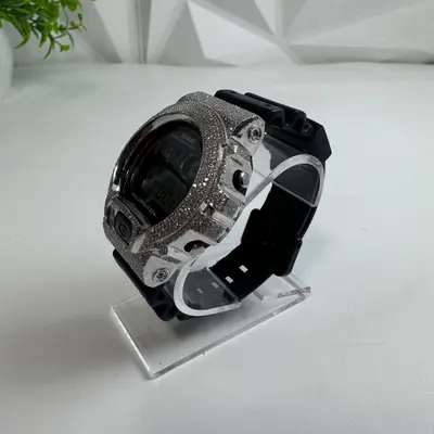 Casio G-Shock DW-6900U Iced Out Diamond Bezel Digital Men Watch DW6900U 3529 - Thumbnail 3