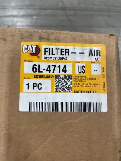 Caterpillar 6L-4714 Engine Air Filter Element Genuine FOR CAT Heavy Equipment - Thumbnail 3