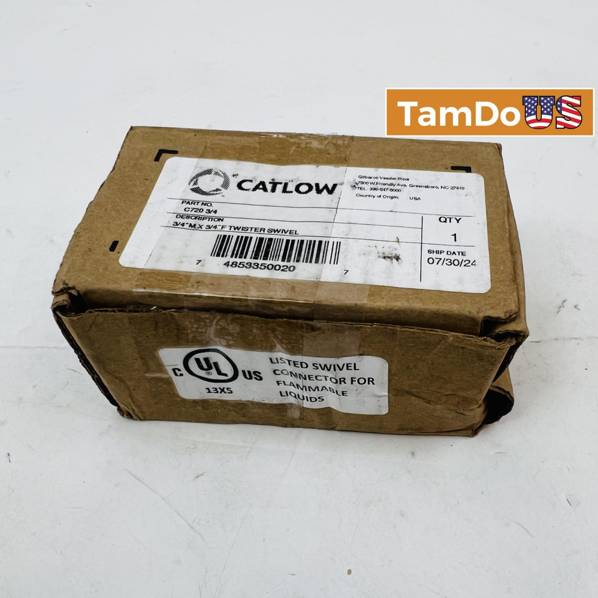 Catlow C720 3/4" x 3/4" F Twister Swivel Connector - Photo 1 - Real photo at TamDo.us