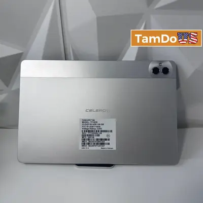 Celero 5G Tab T715DS 128GB WiFi + Cellular GSM Unlocked Tablet, Cloud Silver - Thumbnail 1