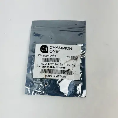 Champion One 1G SFP LX 10km SMF 1310nm Industrial Transceiver - Thumbnail 2