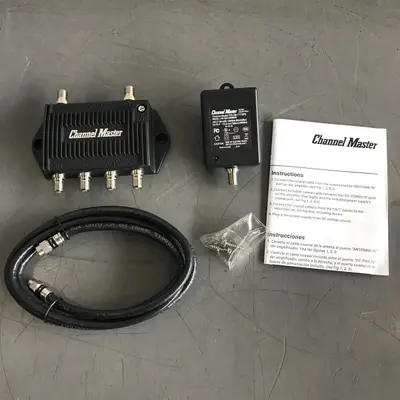 Channel Master CM-3424 TV Antenna Booster 4-Port Distribution Amplifier - Thumbnail 9