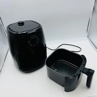 Chefman RJ38-SL-M-V3 Air Fryer, 3.6 Quart, 1500W, Black - Thumbnail 4