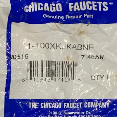 Chicago Faucets 1-100XKJKABNF Genuine Repair Part - Thumbnail 8