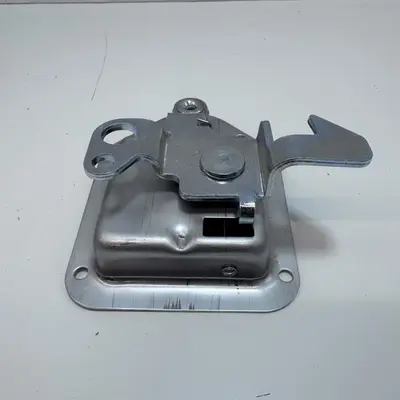Chrome Locking Mini Paddle Handle - 90° Rotation - CH506 Key - Flush Mount - Thumbnail 3