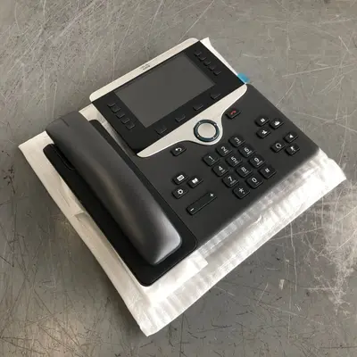 Cisco CP-8841 IP VoIP PoE Phone - 5-Line - 5" High-Res Color Display - Thumbnail 3