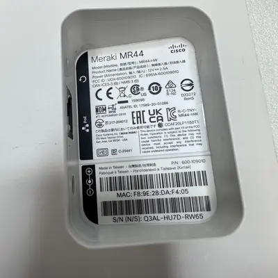 Cisco Meraki MR44 Wi-Fi 6 Cloud Managed Wireless Access Point MR44-HW, UNCLAIMED - Thumbnail 3