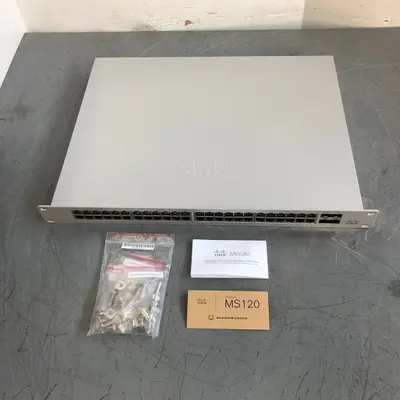 Cisco Meraki MS120-48LP-HW 48-Port PoE+ Cloud-Managed Gigabit Switch | UNCLAIMED - Thumbnail 2