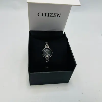 Citizen $325 Eco-Drive Axiom Women's Watch 23mm, Silver-Tone Bangle, Black Dial - Thumbnail 6