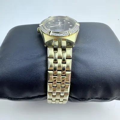 Citizen Corso Diamond Gold Tone Watch 28mm - Thumbnail 7
