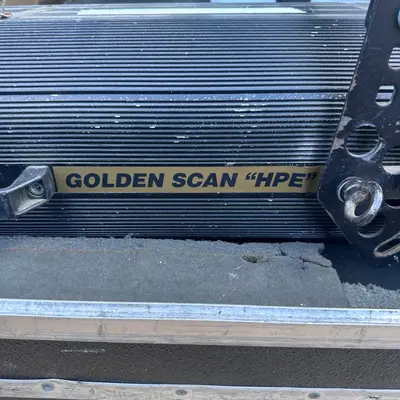 Clay Paky Golden Scan 3 HMI 1200 Moving Mirror Light Stage Effect w Flight Case - Thumbnail 9