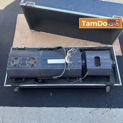 Clay Paky Golden Scan 3 HMI 1200 Moving Mirror Light Stage Effect w Flight Case - Good - Real photo at TamDo.us