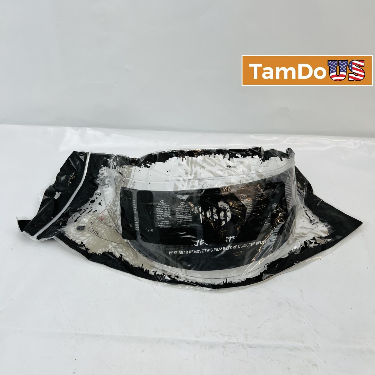Clear Anti-Fog Helmet Visor Insert Lens Universal Motorcycle Shield Film - Photo 1 - Real photo at TamDo.us