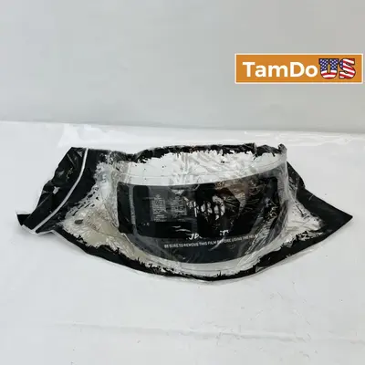 Clear Anti-Fog Helmet Visor Insert Lens Universal Motorcycle Shield Film - Thumbnail 1