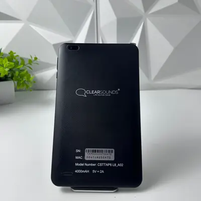 ClearSounds CSTTAP8 8 Inch Android 11 Tablet 32GB ROM 2GB RAM Black New Sealed - Thumbnail 2