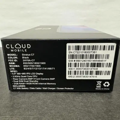 Cloud C7 Android Smartphone 5G, 5.5in LCD, UNLOCKED - Thumbnail 9