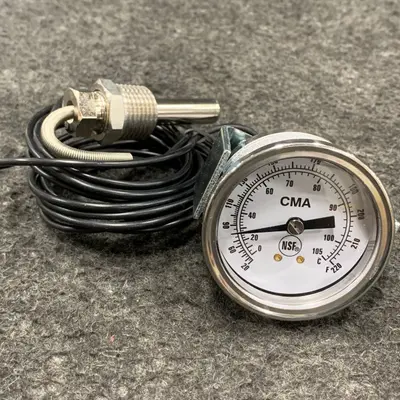CMA R2023 Dish Machines Rinse Thermometer - New Open Box - Real photo at TamDo.us