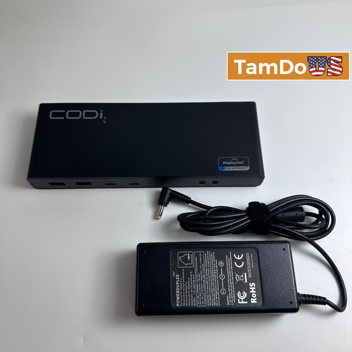 CODi A01200 USB-C Dual 4K Universal Docking Station DisplayLink HDMI DP Power - Photo 1 - Real photo at TamDo.us
