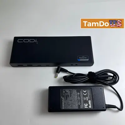 CODi A01200 USB-C Dual 4K Universal Docking Station DisplayLink HDMI DP Power - Thumbnail 1