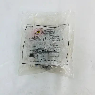 Continental Industries Plastic Compression Outlet Assembly, Carbon Steel - Thumbnail 3