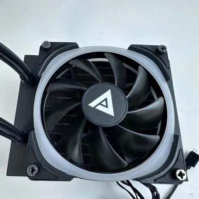 Cooler Master 120mm AIO Liquid CPU Cooler ARGB Fan CyberPowerPC DF1202512SEMN - Thumbnail 3