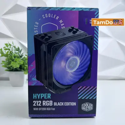 Cooler Master Hyper 212 RGB Black Edition CPU Air Cooler - Thumbnail 2