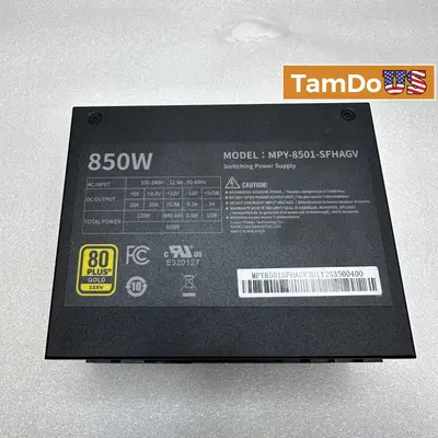Cooler Master V850 SFX Gold 850W Power Supply MPY-8501-SFHAGV Fully Modular 80+ - Thumbnail 1