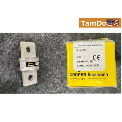 Cooper Bussmann JJN-300 TRON Fuse – Semiconductor Protection, 300A - Thumbnail 1