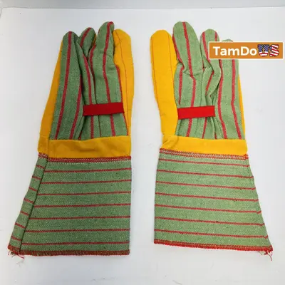 Cotton Chore Glove with cotton lining - Thumbnail 4