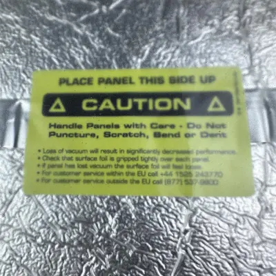 CR12AVP1EC Vacuum Insulation Panel 321mm x 321mm x 25mm - Thumbnail 3