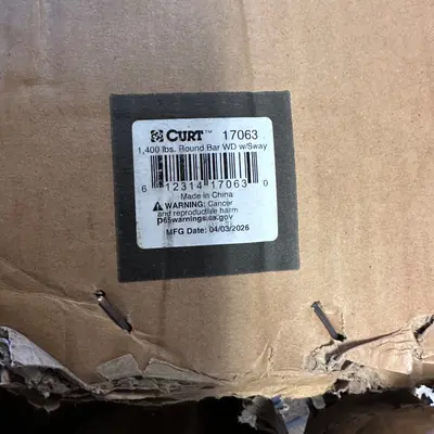CURT 17063 Round Bar Weight Distribution Hitch Sway Control 14000 lbs Trailer - Thumbnail 10