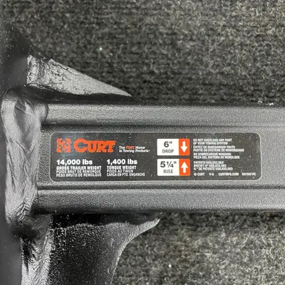 CURT 45900 Adjustable Channel Mount Hitch, 2-1/2" Receiver, 14,000 lbs Capacity - Thumbnail 10