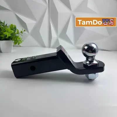 CURT Trailer Hitch Ball Mount 2" Shank 2" Drop 3/4" Rise 2" Ball 7,500 LBS - Thumbnail 1