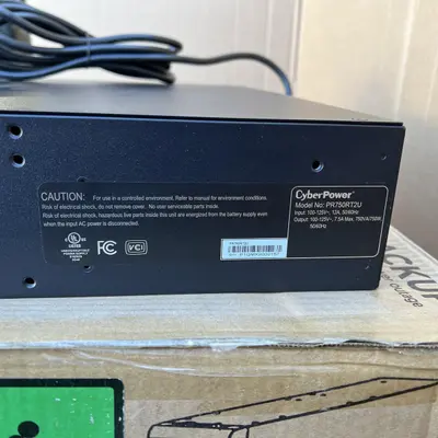 CyberPower PR750RT2U Smart App Sinewave 750VA 750W 2U Rack Tower UPS Battery - Thumbnail 3