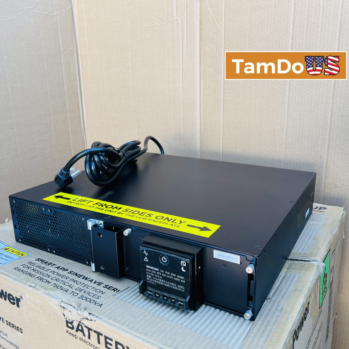 CyberPower PR750RT2U Smart App Sinewave 750VA 750W 2U Rack Tower UPS Battery - Photo 1 - Real photo at TamDo.us