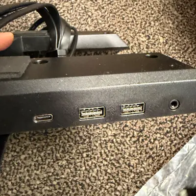 CyberPowerPC C Series Case Stand Base Foot with USB Audio Ports - Thumbnail 3