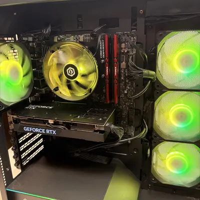 CyberPowerPC Gaming Desktop, Ryzen 5 5500, 16GB DDR4, 1TB SSD, RTX 4060 Ti 8GB - Thumbnail 2